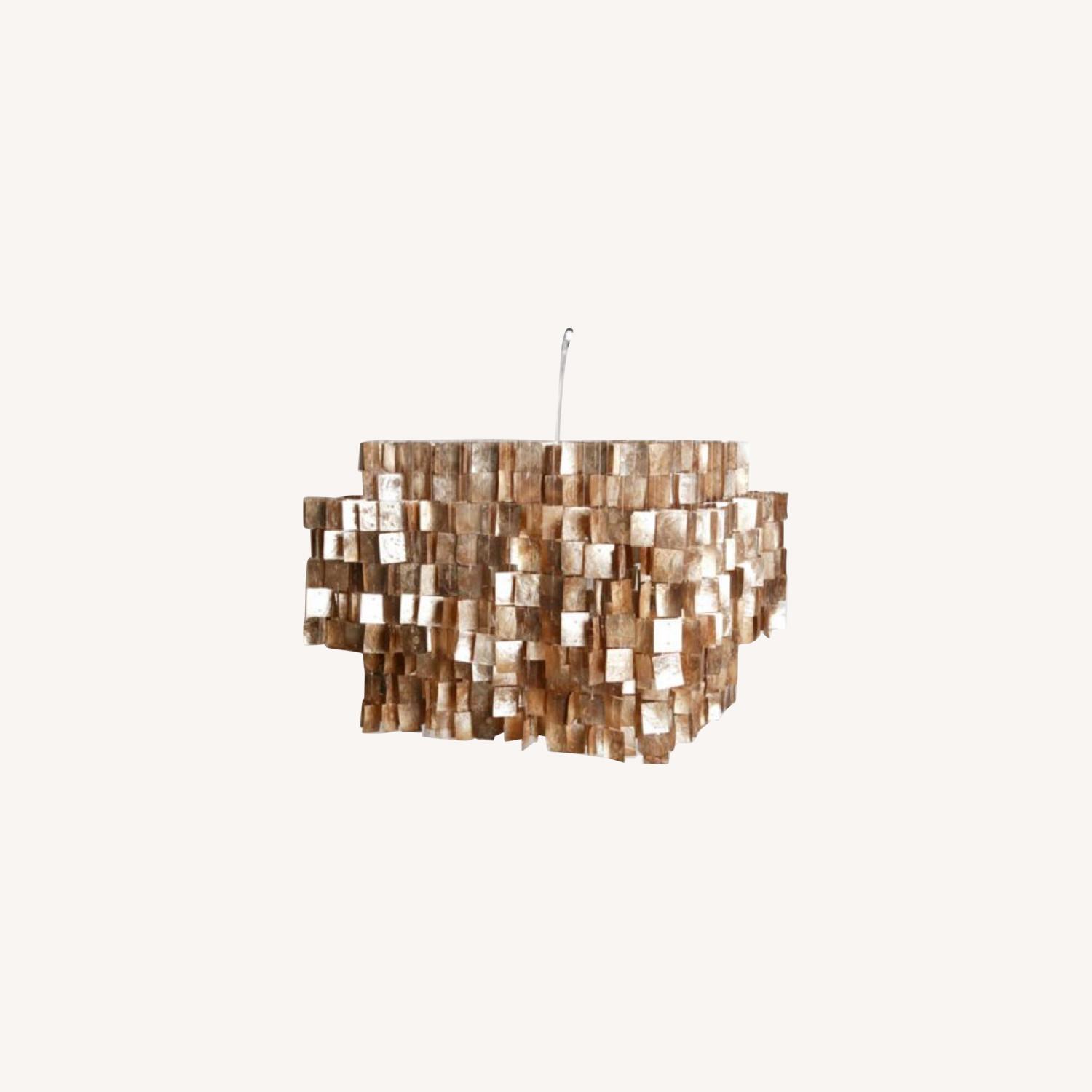 Z Gallerie Capiz Chandelier - AptDeco