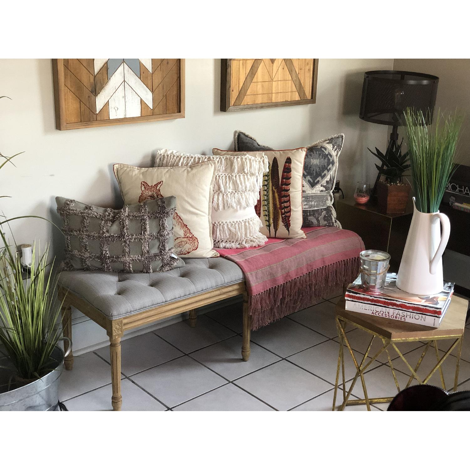 Tj Max Tufted Bench - image-1