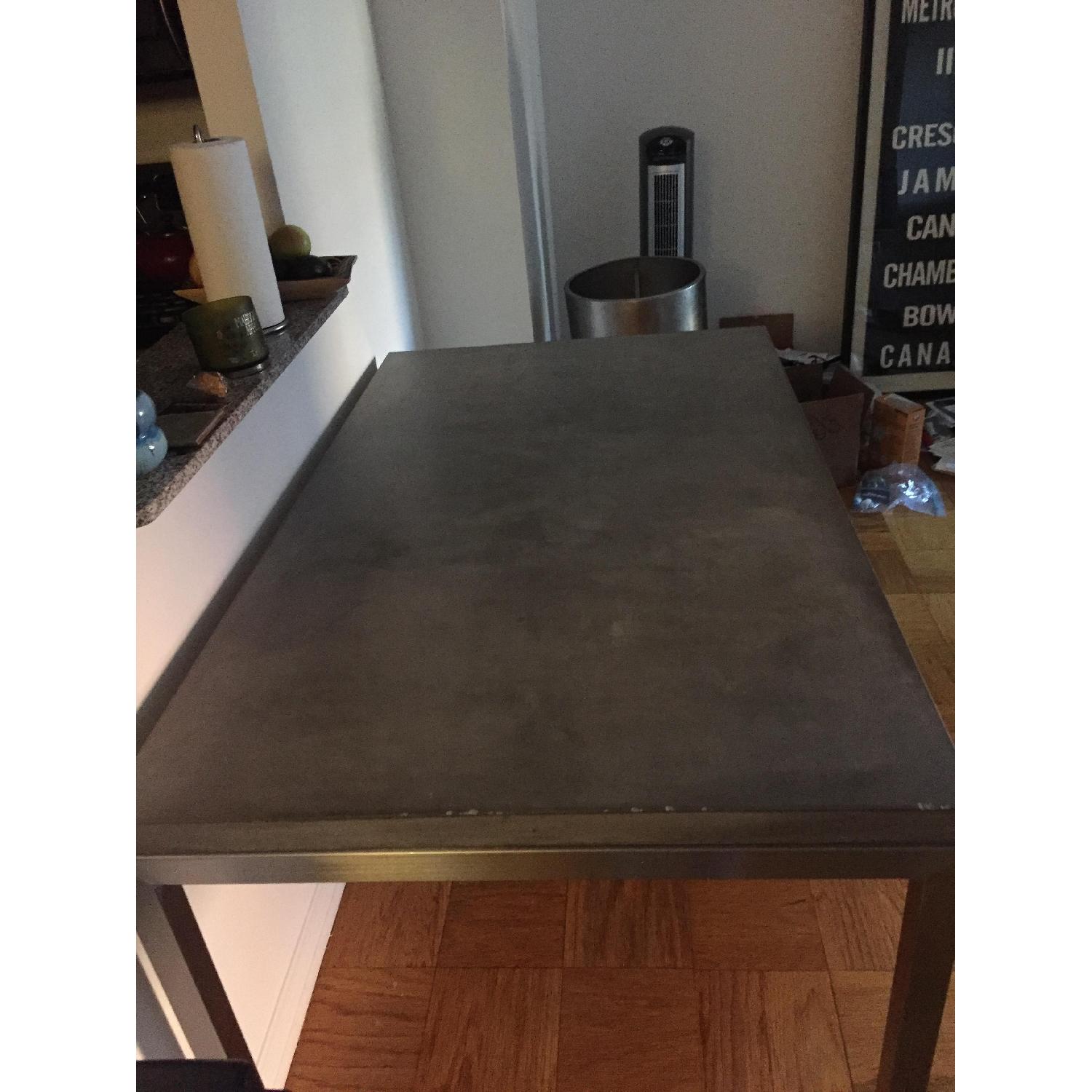 Crate & Barrel Parsons Concrete Dining Table - image-4