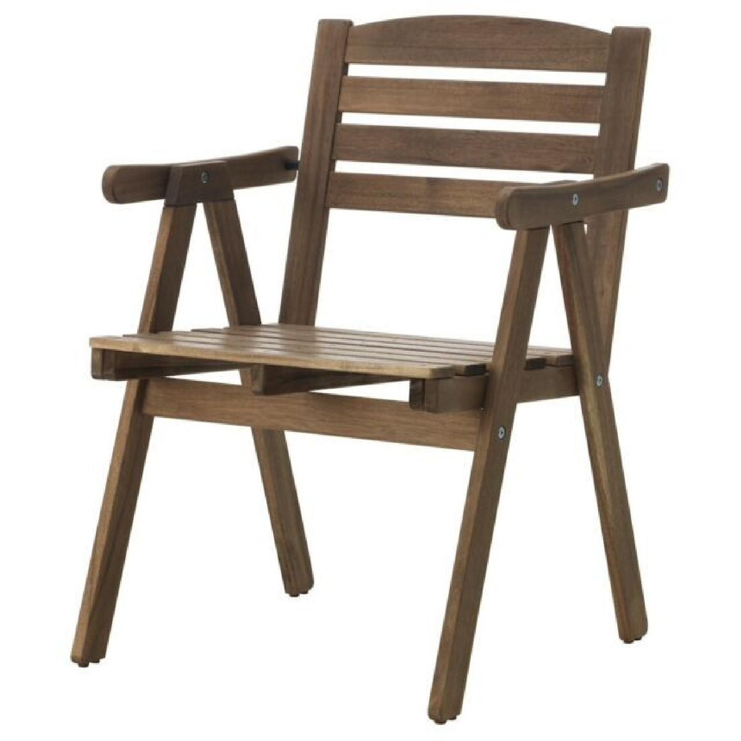 Ikea Falholmen Outdoor Table w/ 6 Matching Chairs - image-2