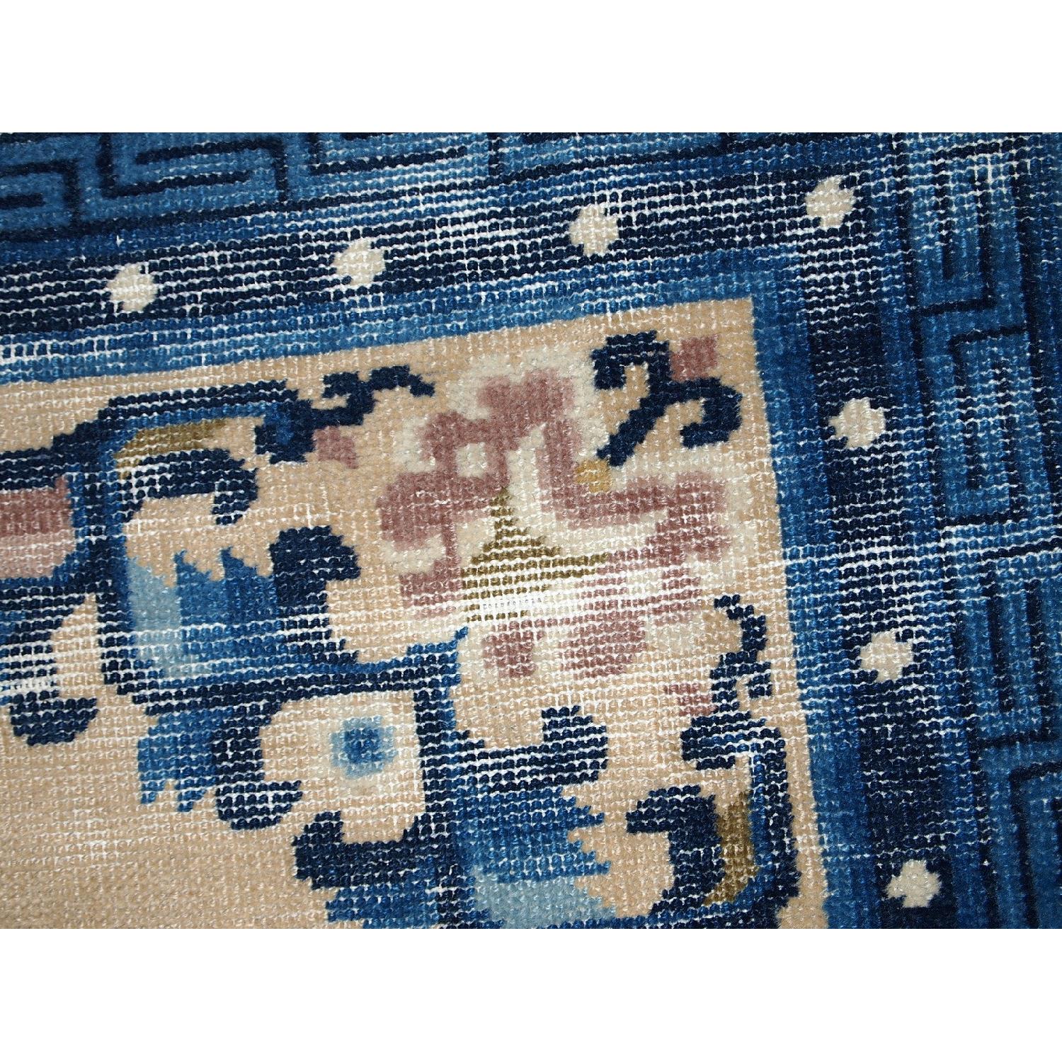 Handmade Antique Peking Chinese Rug - image-3