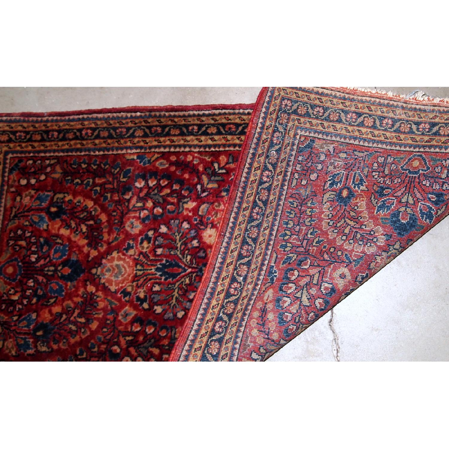 Handmade Antique Persian Sarouk Rug - image-3