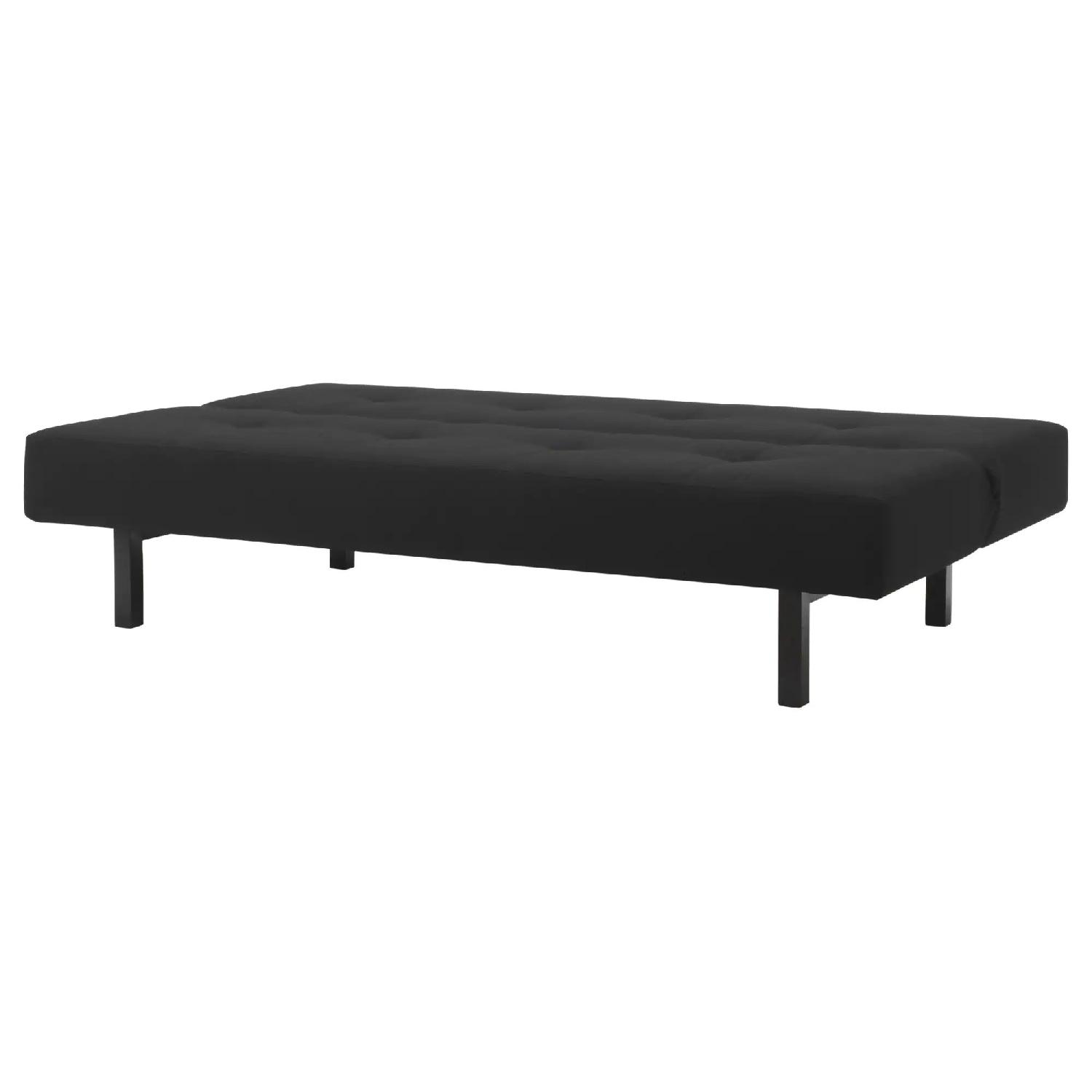 Ikea Balkarp Sleeper Sofa in Knisa Black - image-1
