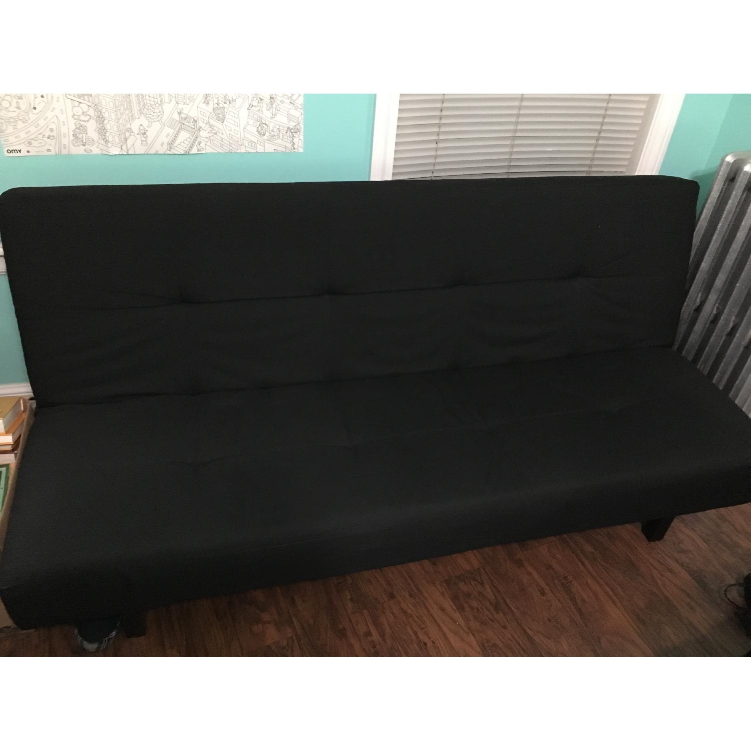 Ikea Balkarp Sleeper Sofa in Knisa Black - image-2