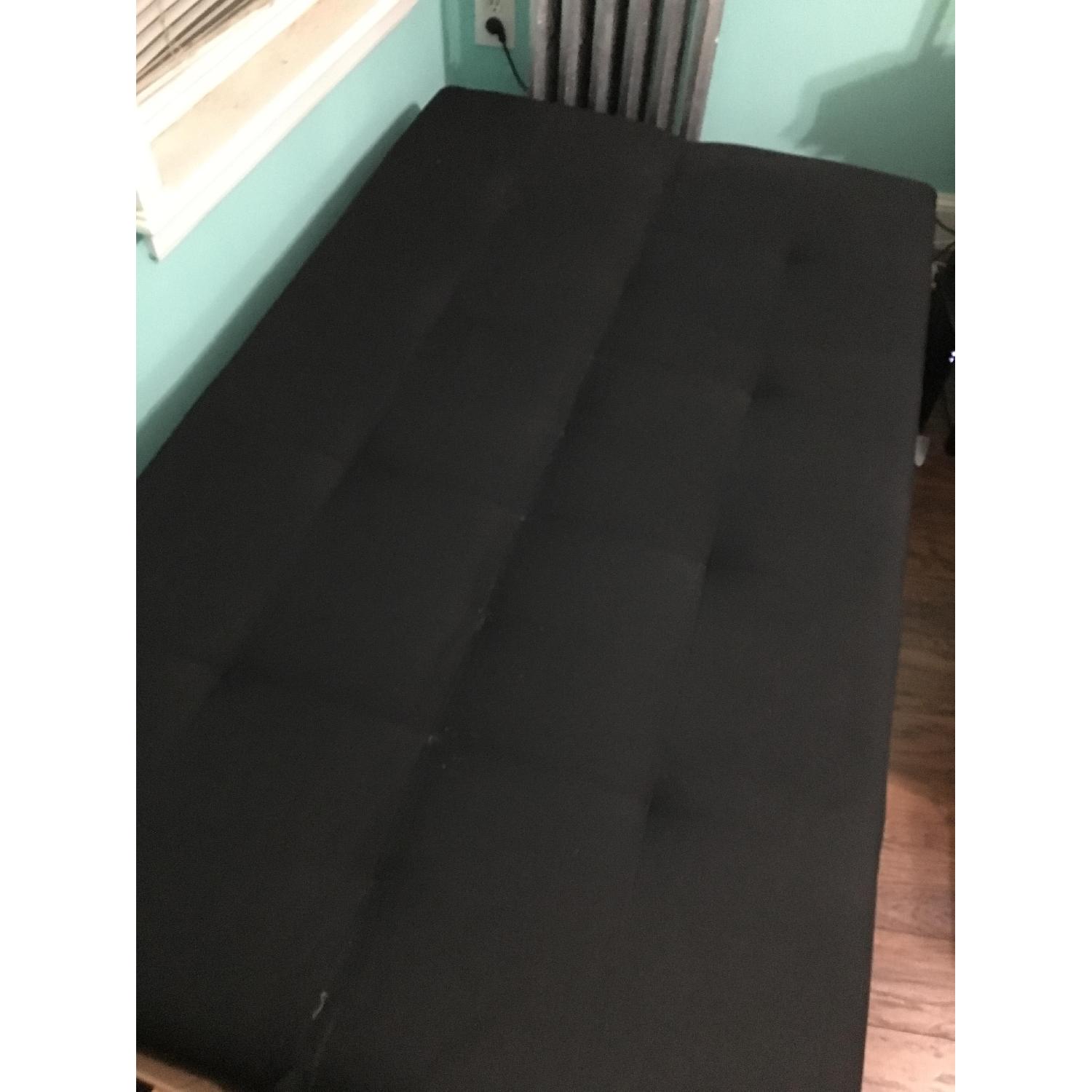 Ikea Balkarp Sleeper Sofa in Knisa Black - image-5
