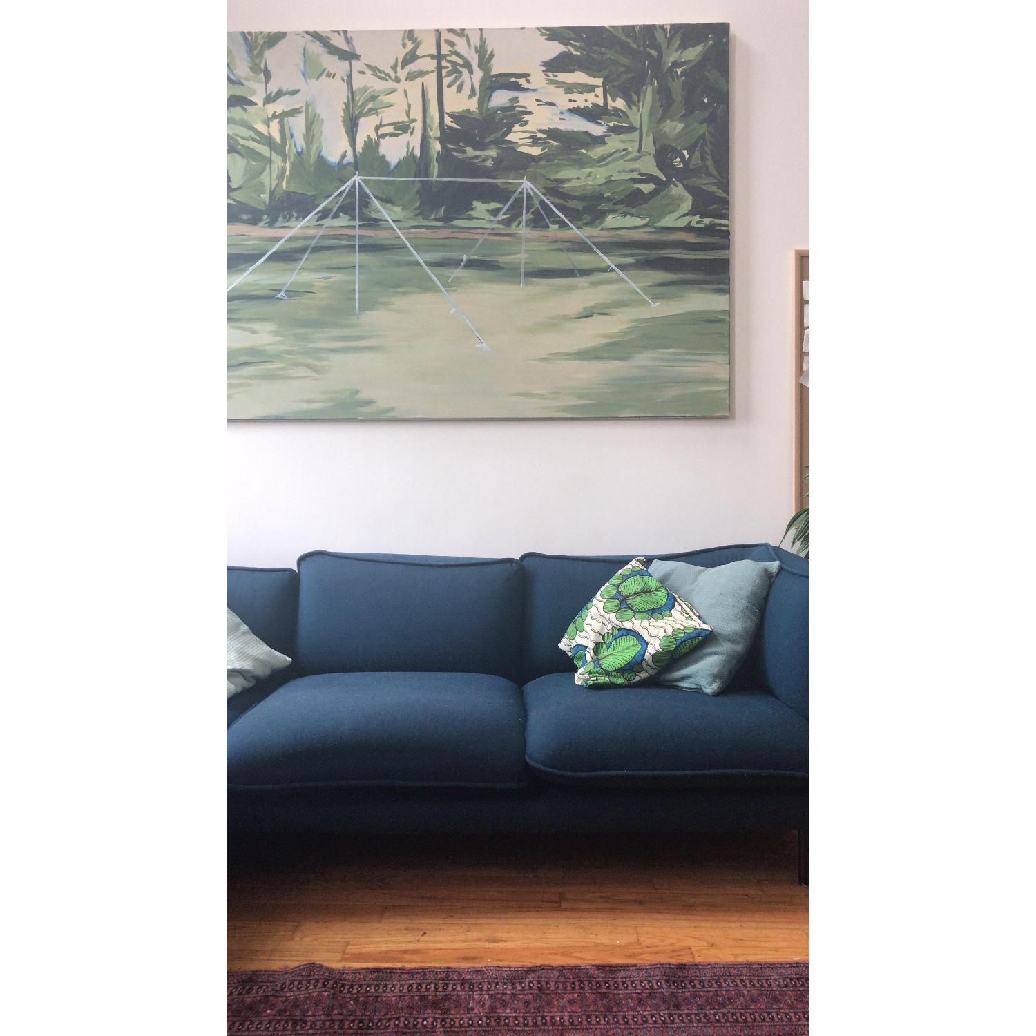 Wes 3 Seater Corner Chaise Sectional Sofa in Elite Teal - image-1