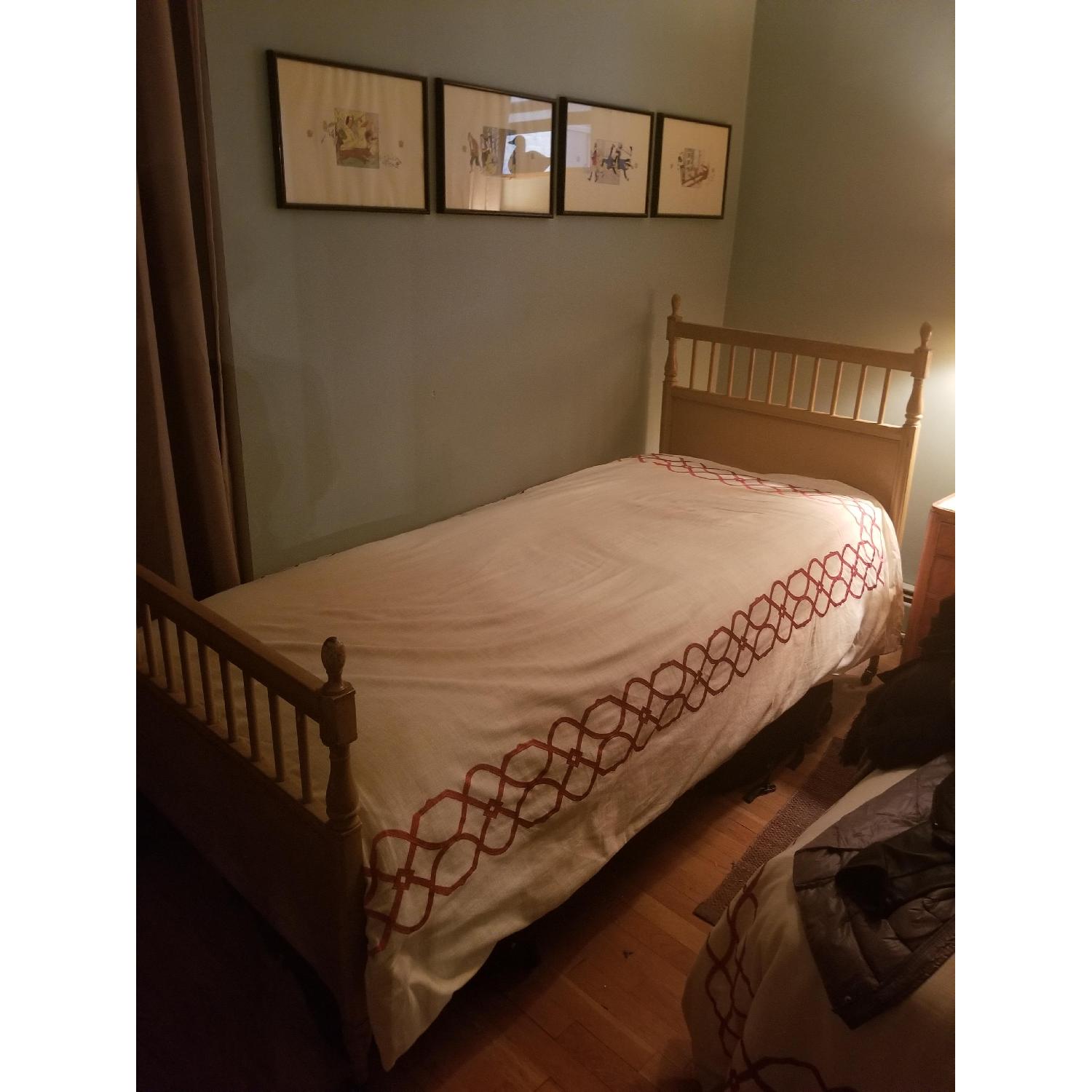 Antique French Style Twin DayBed w/ Trundle - image-1