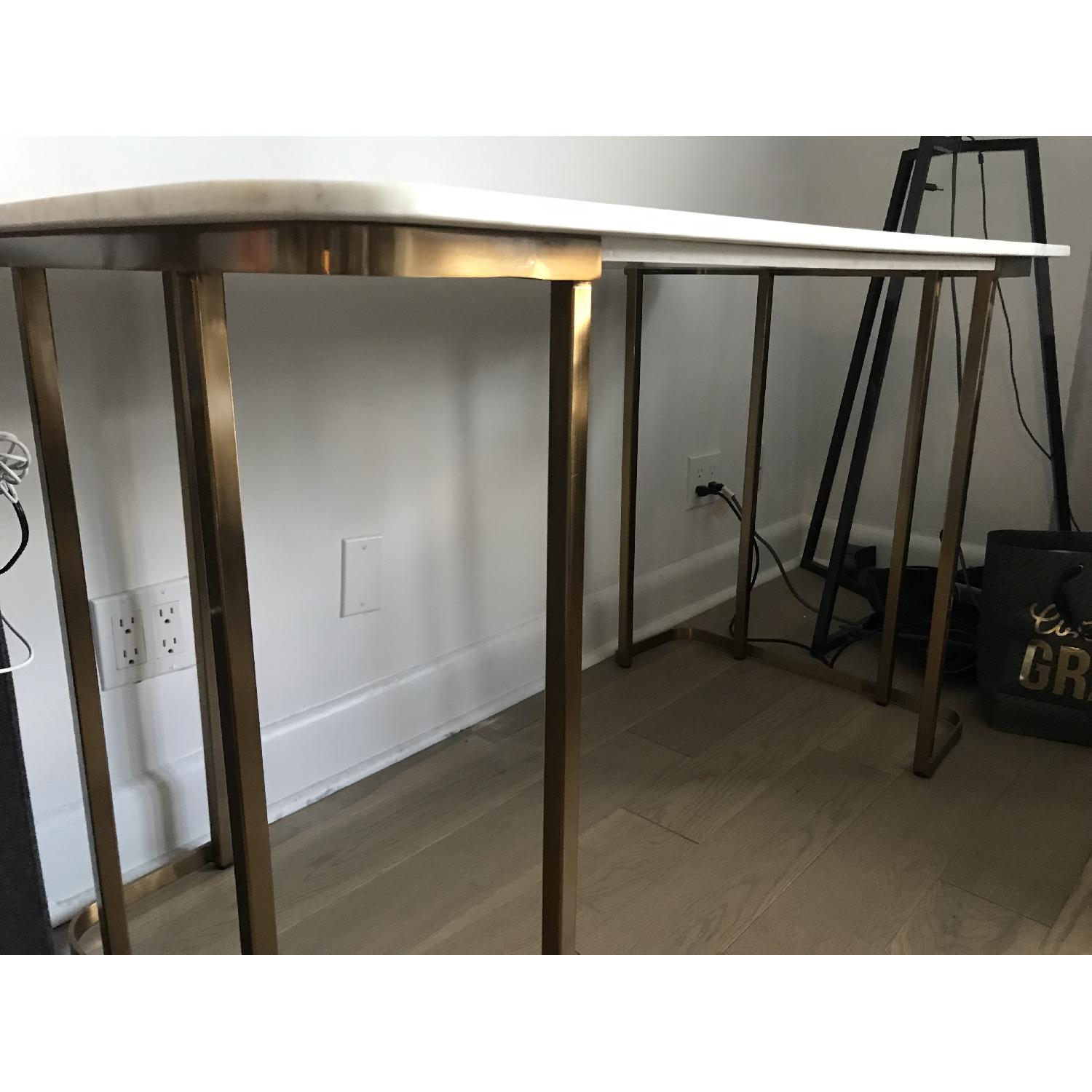 CB2 Dahlia Marble Desk - image-3