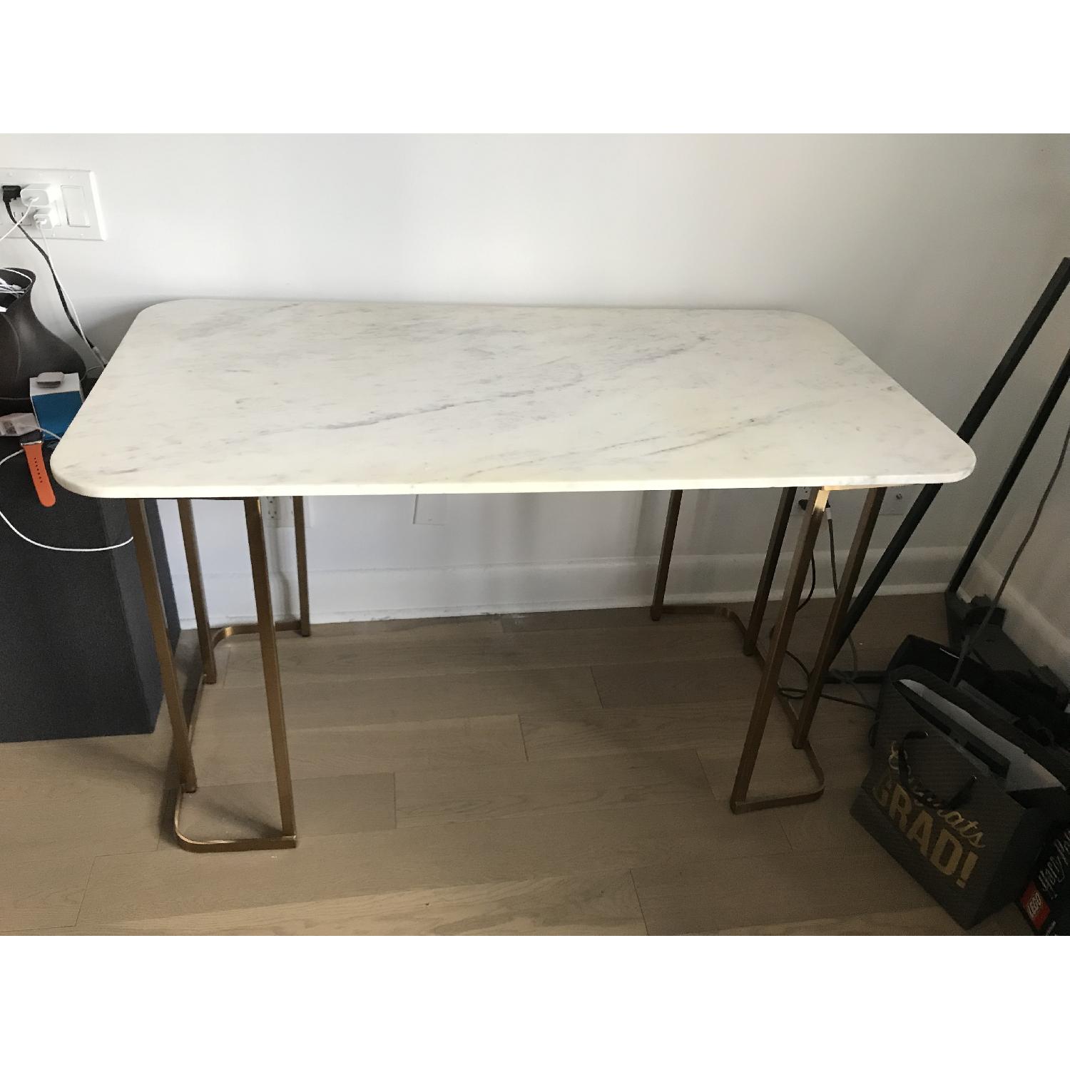CB2 Dahlia Marble Desk - image-4