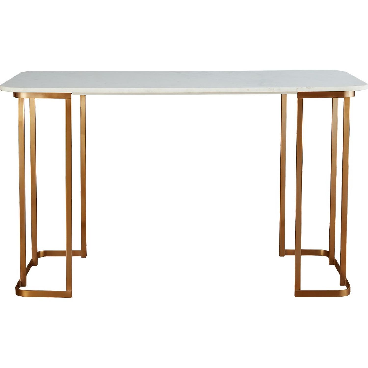 CB2 Dahlia Marble Desk - image-0