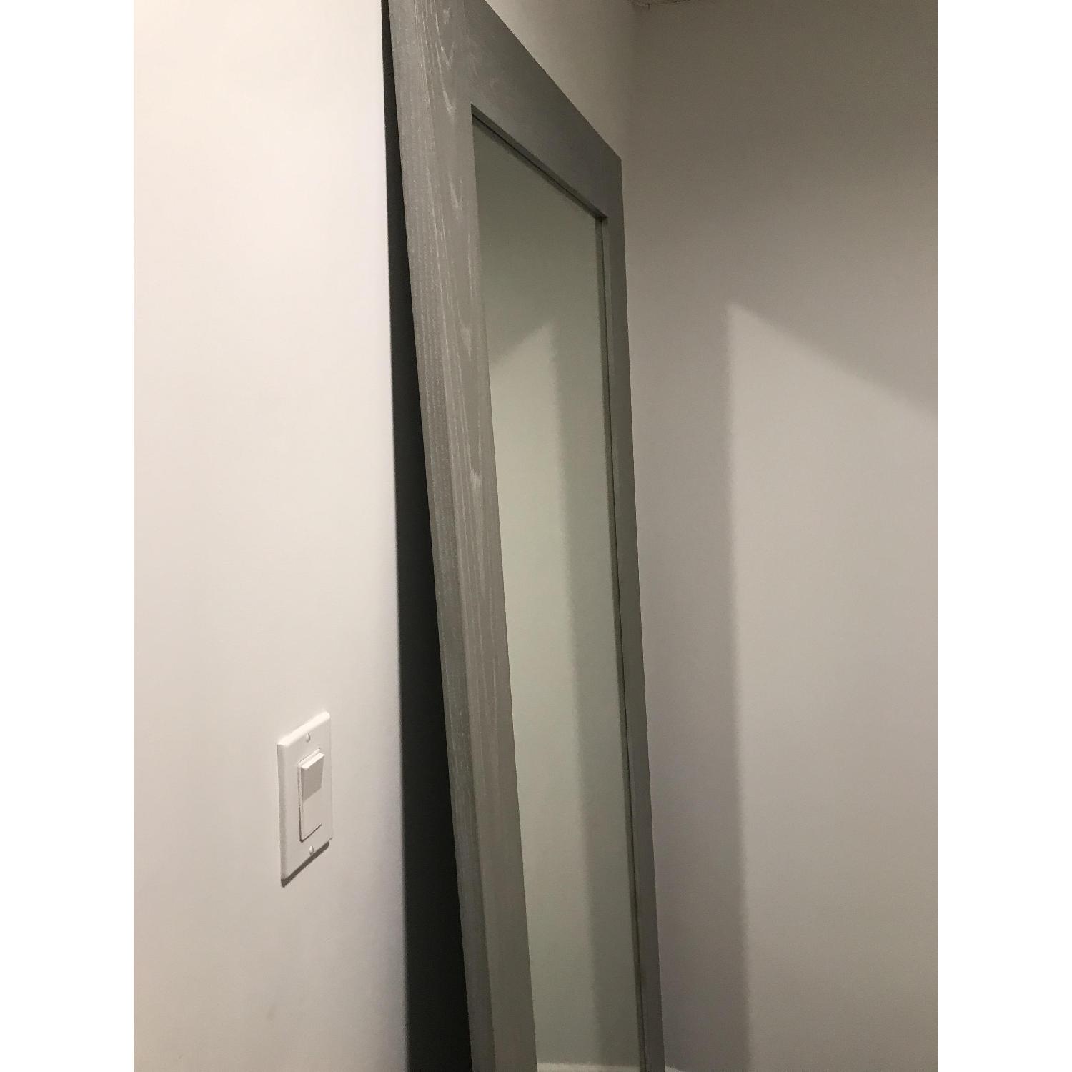 CB2 Hanging-Leaning Grey Floor Mirror - image-2