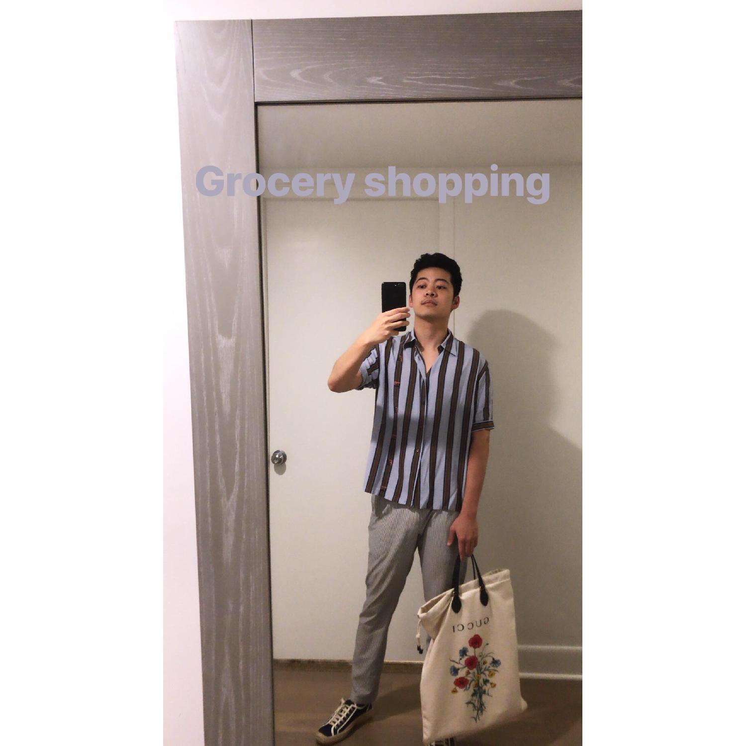 CB2 Hanging-Leaning Grey Floor Mirror - image-3