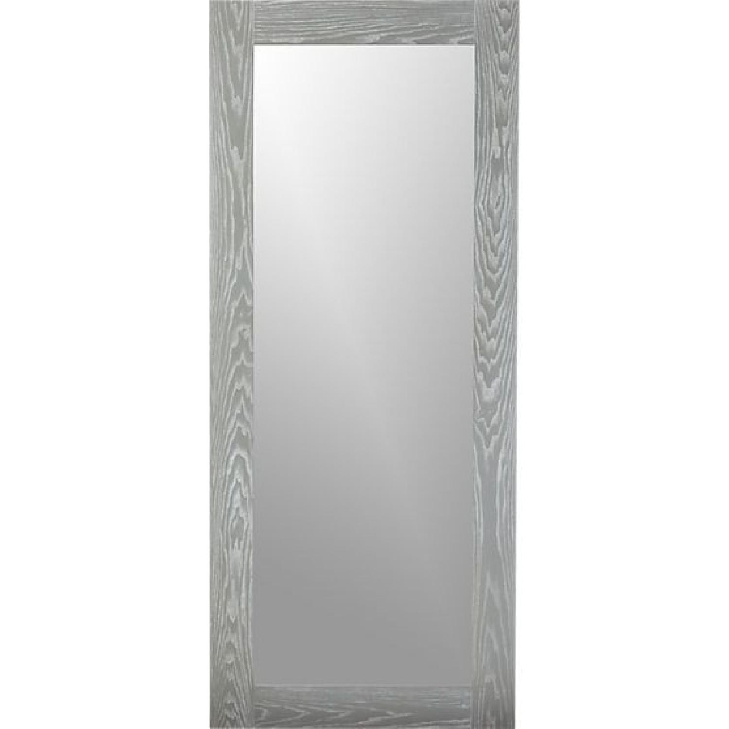 Cb2 Hanging Leaning Grey Floor Mirror Aptdeco