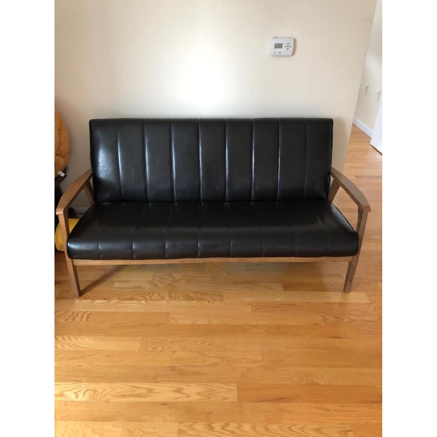 Langley Street Kinley Faux Leather Sofa - image-1