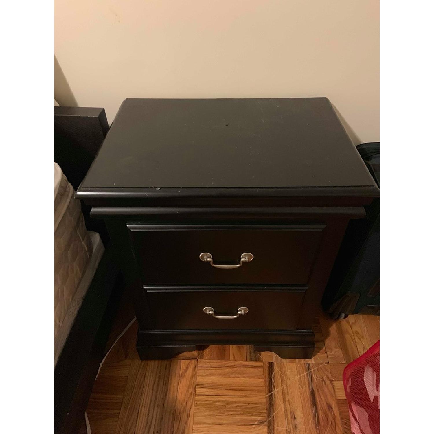 Bob's Black Nightstand AptDeco