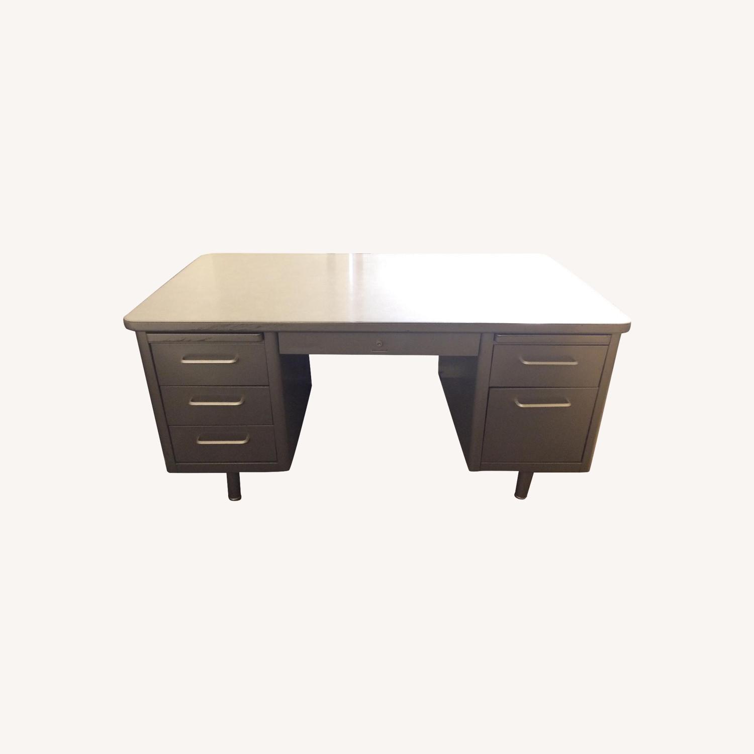 Steelcase Mid Century Tanker Desk - image-1