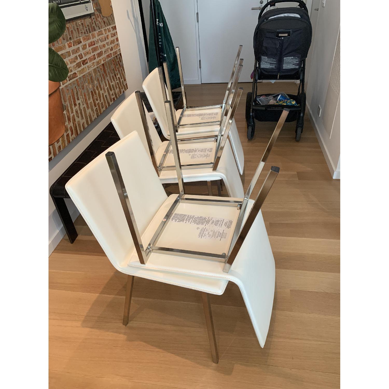 CB2 Phoenix Ivory Chairs - image-4