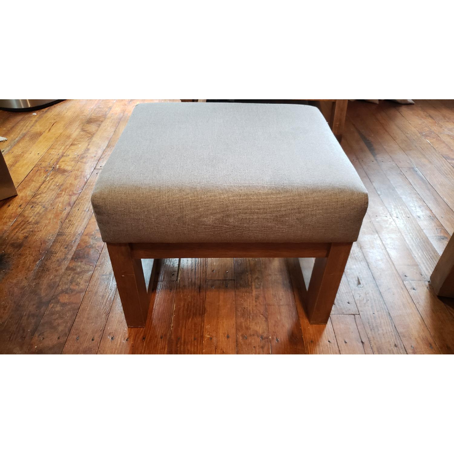 Baxton Studio Yashiya Mid Century Rocking Chair & Ottoman - image-6