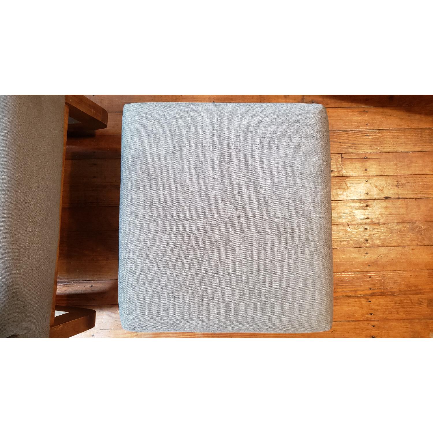 Baxton Studio Yashiya Mid Century Rocking Chair & Ottoman - image-7