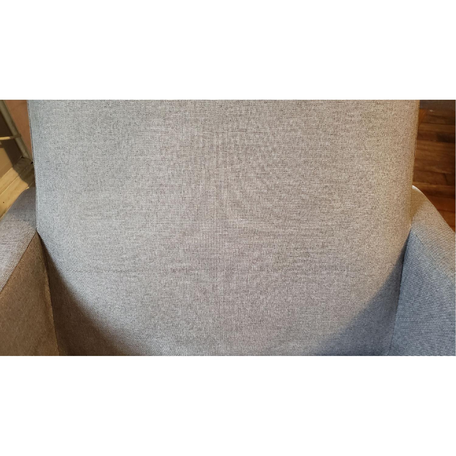 Baxton Studio Yashiya Mid Century Rocking Chair & Ottoman - image-8