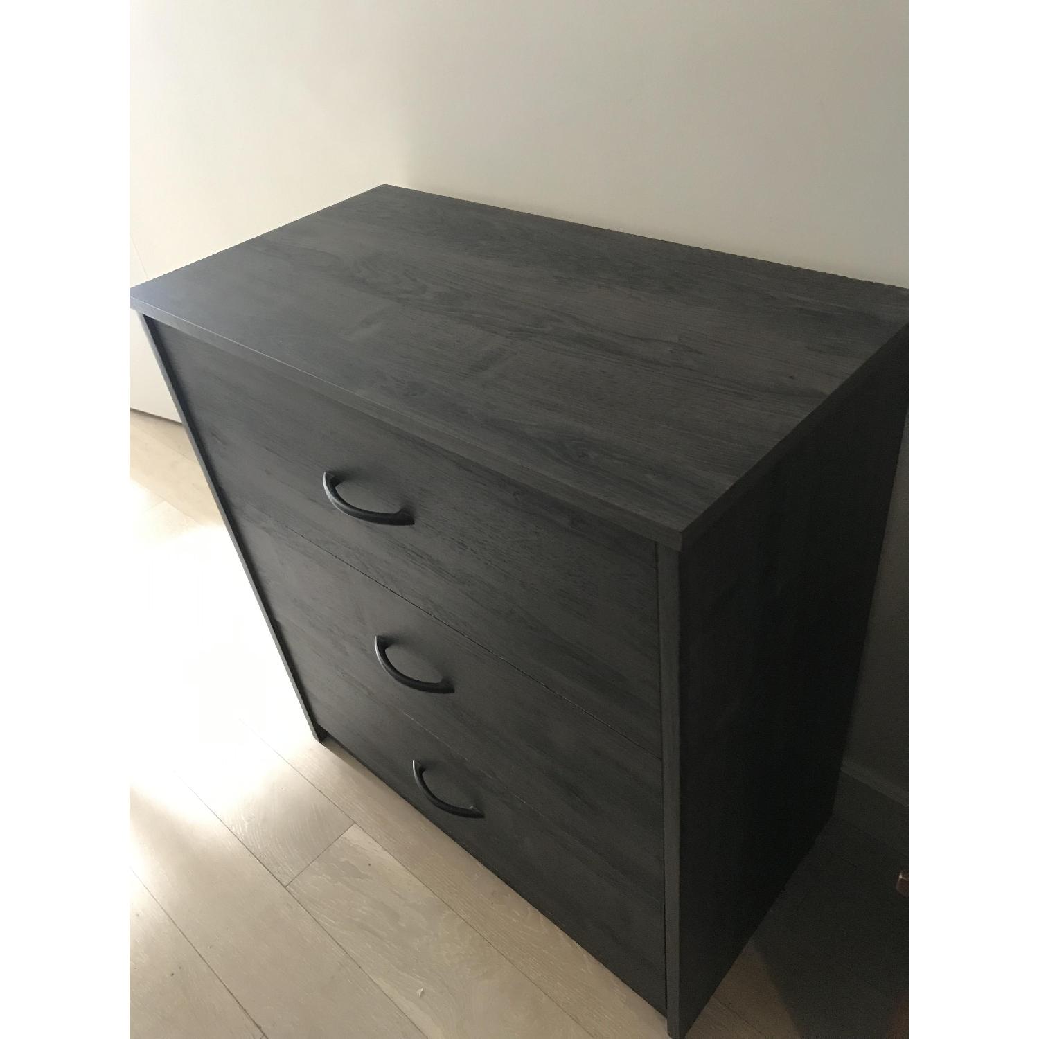 Ikea Dark Brown 3-Drawer Chest - image-1
