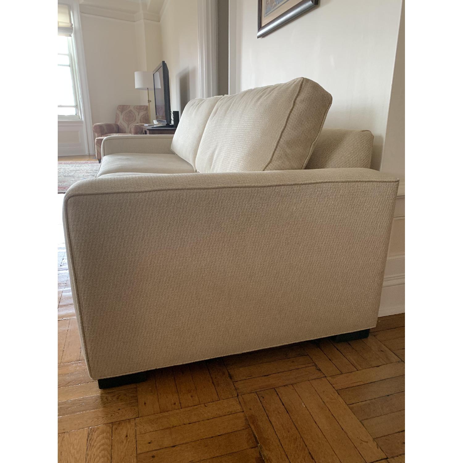 Ethan Allen Hudson Tan Sleeper Sofa - image-2