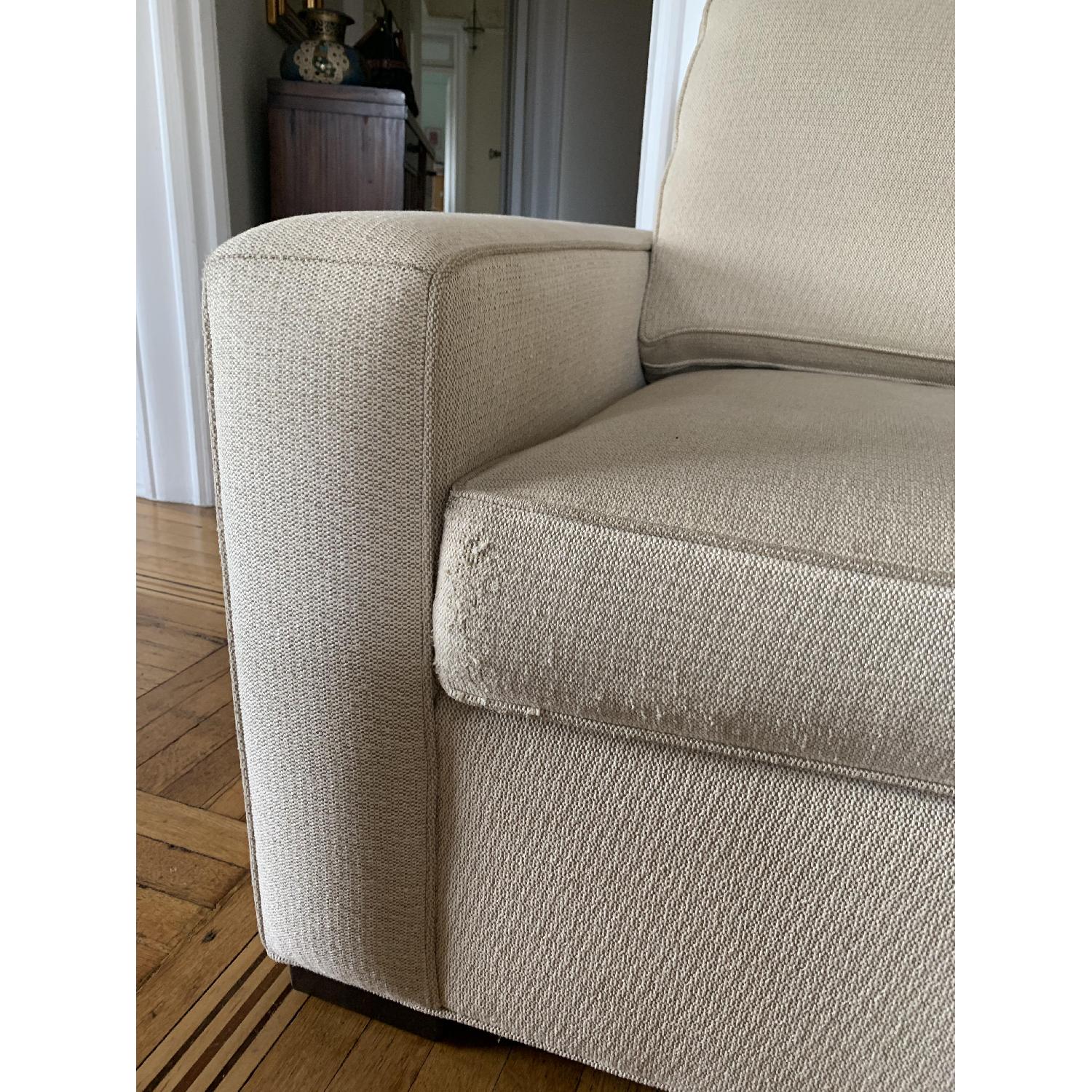 Ethan Allen Hudson Tan Sleeper Sofa - image-8