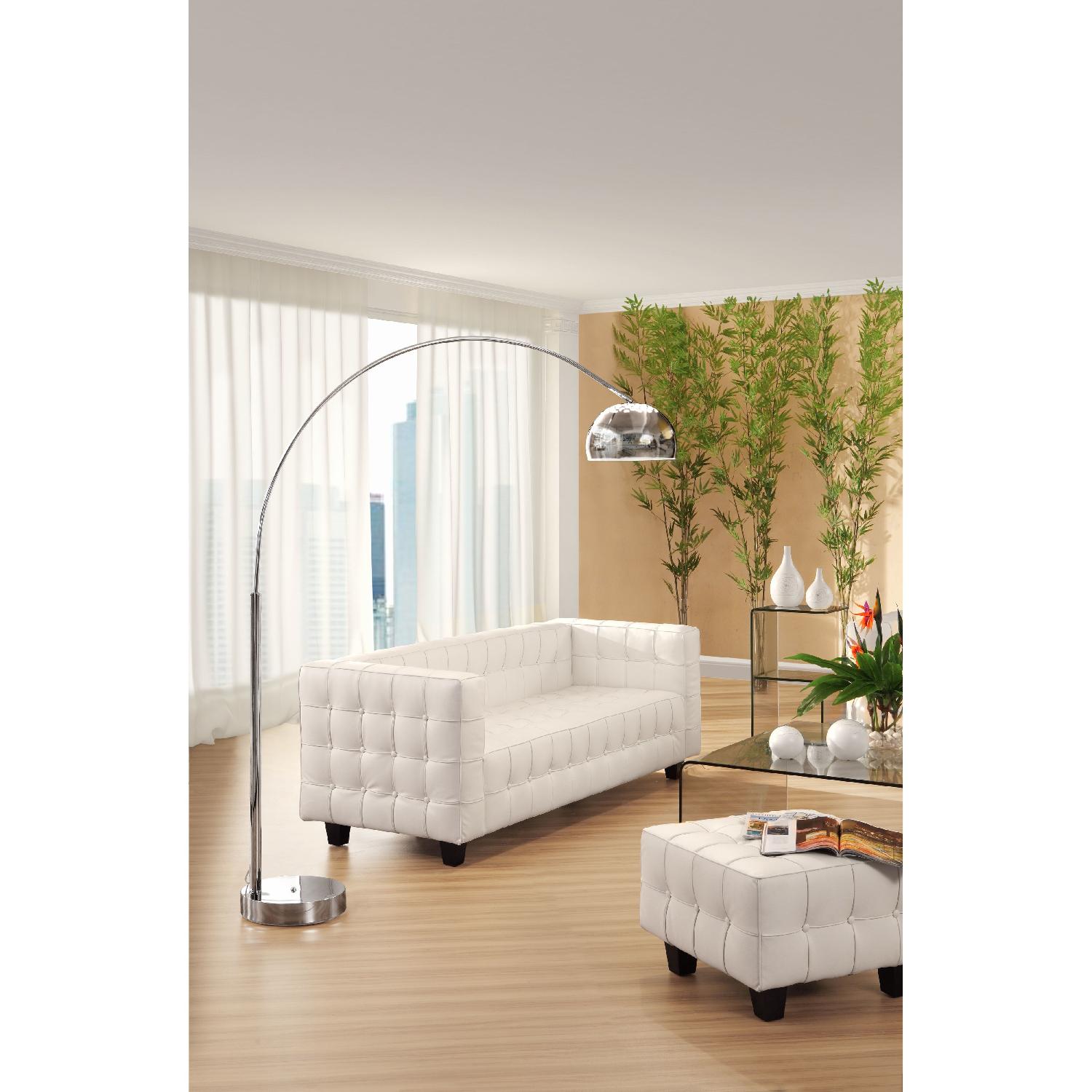 Galactic Chrome Arc Floor Lamp - image-6