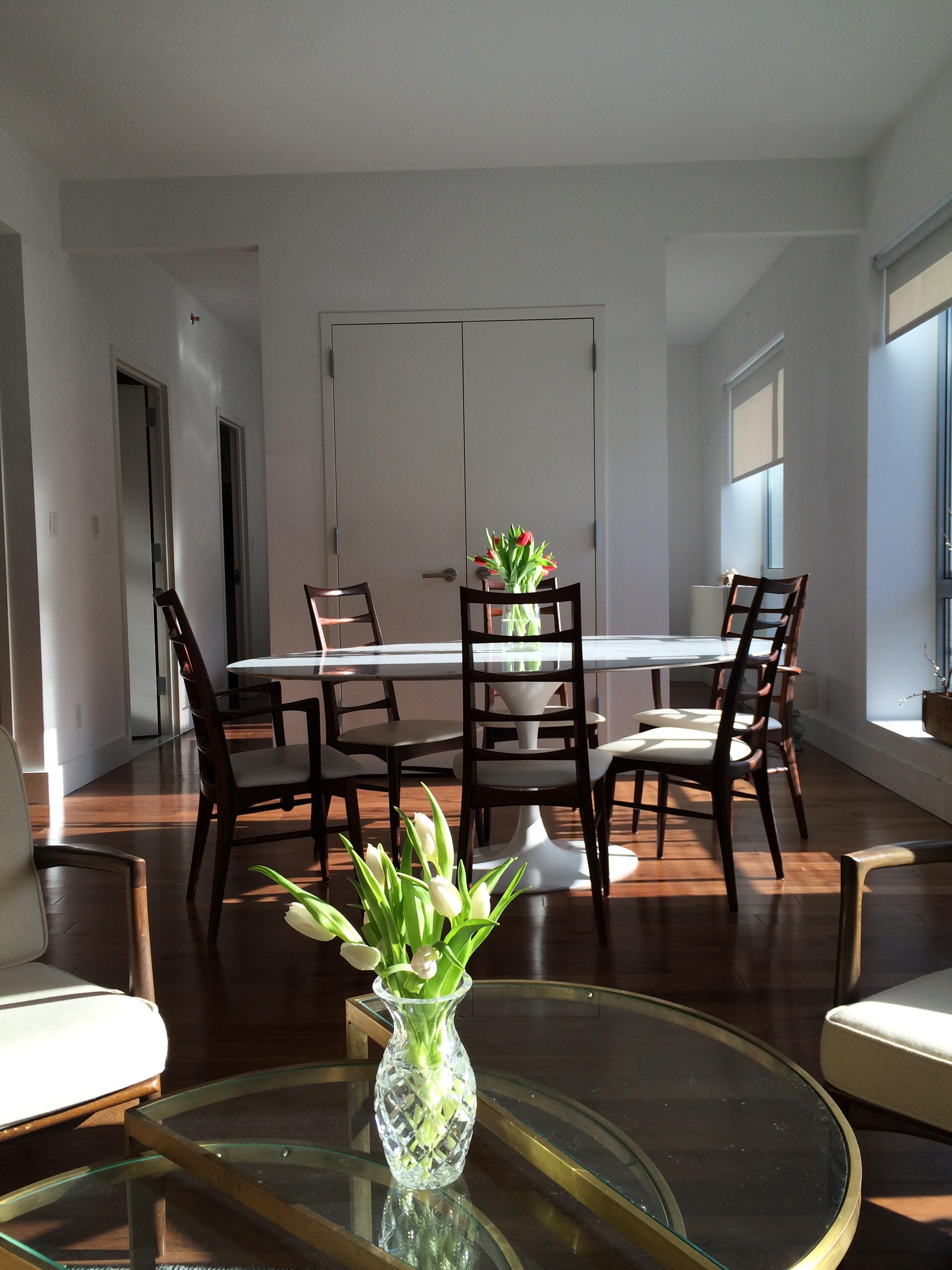 Niels Kofoed Furniture Rosewood & Leather Dining Room Chairs