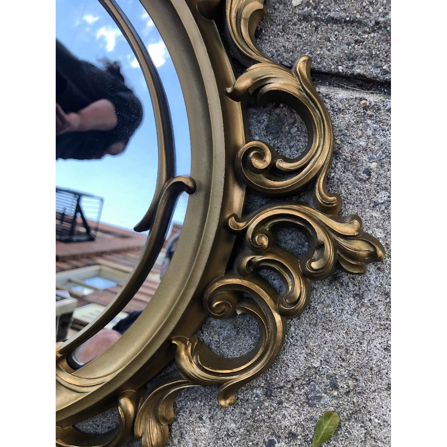 Vintage Gold Painted French Style Wall Mirror - image-4