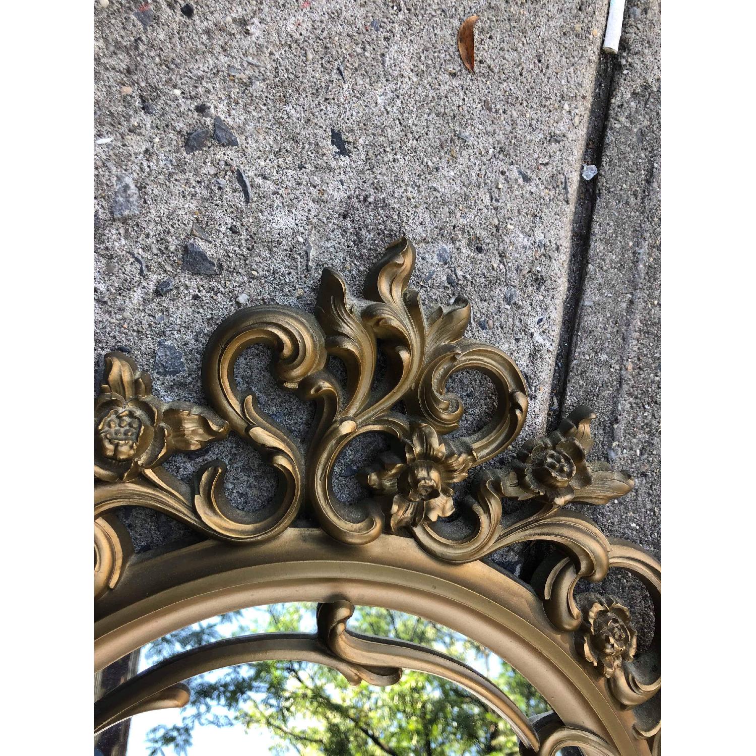 Vintage Gold Painted French Style Wall Mirror - image-8
