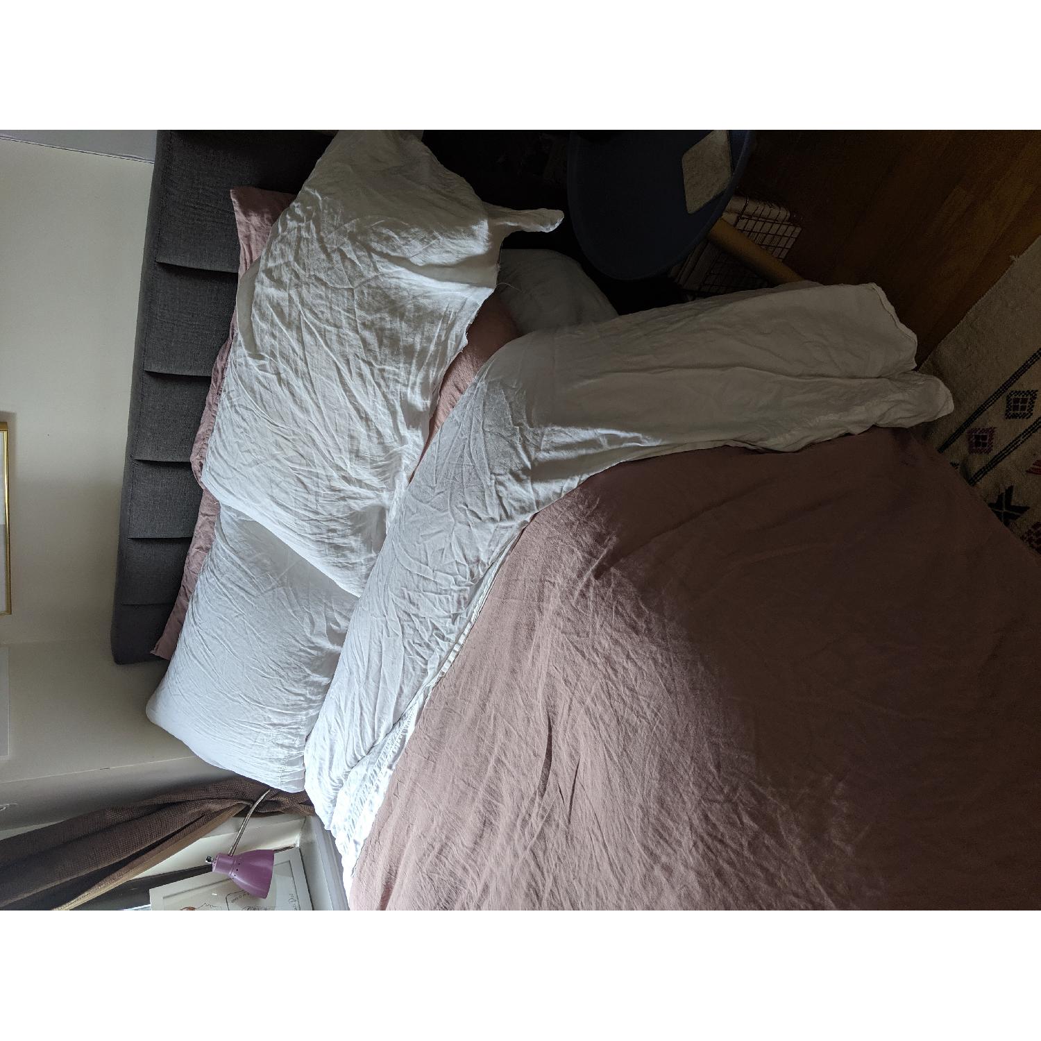 Zinus Full Size Wood Bed Frame w/ Headboard - image-4