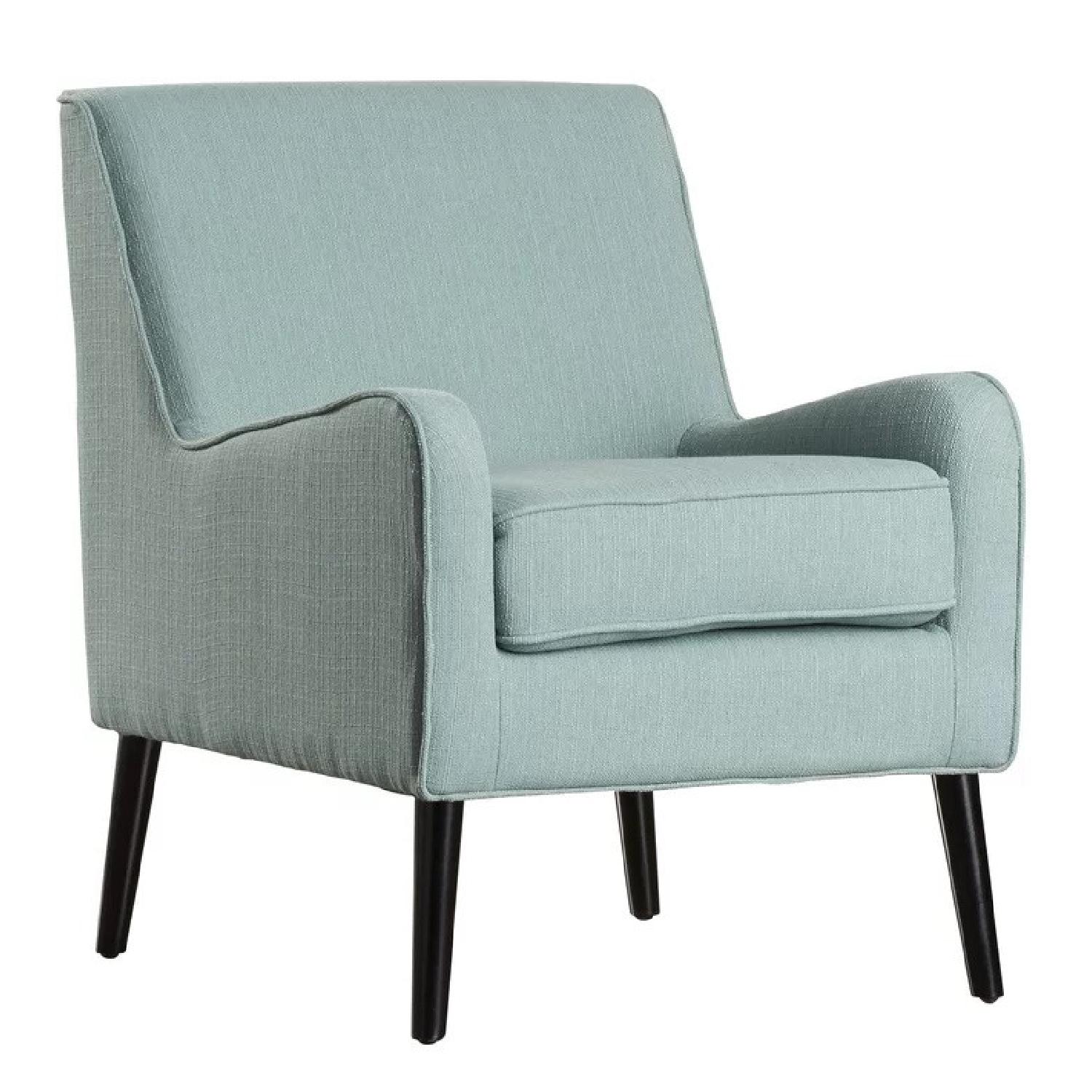 Langley Street Turquoise Green Armchair AptDeco