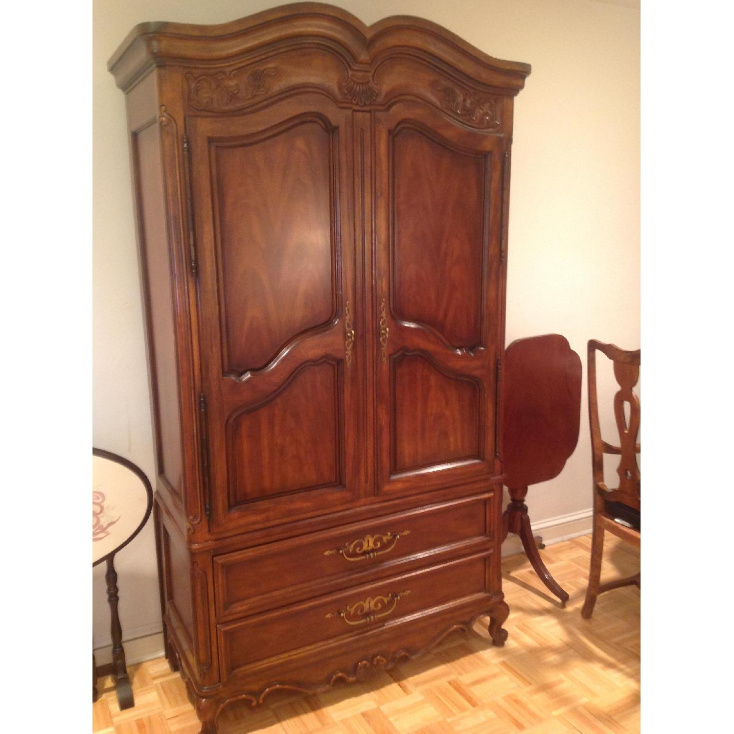 Drexel Brown Wardrobe/Armoire - image-1