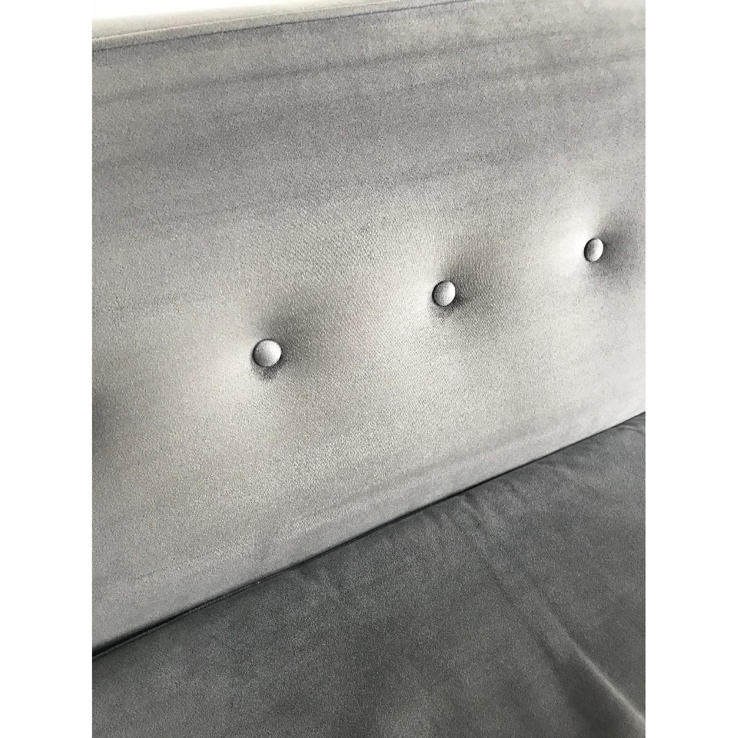 Room & Board Grey Microfiber Andre Sofa - image-2