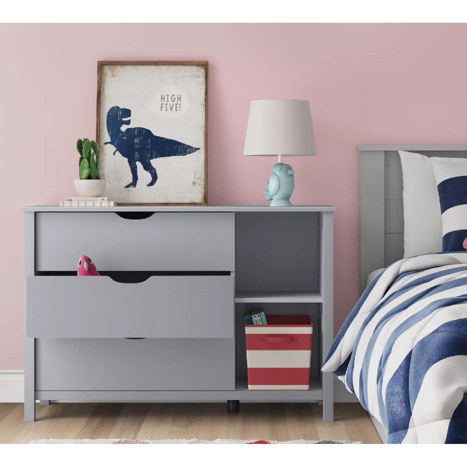 Target Pillowfort Grey Kids Dresser - image-2