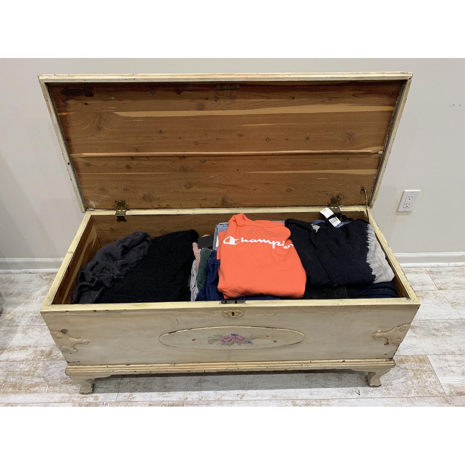 Hand Painted Cedar Chest - image-4