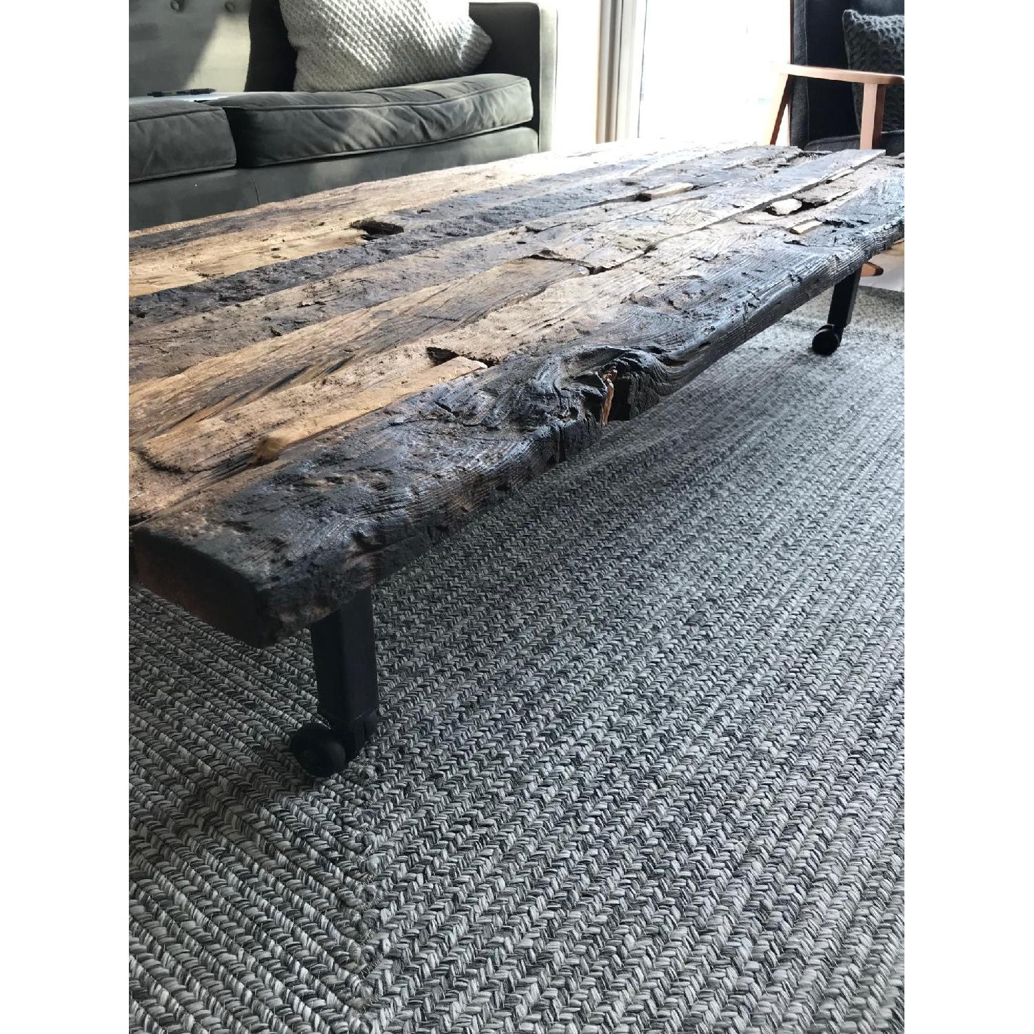 Anthropologie Reclaimed Wood Coffee Table - image-2