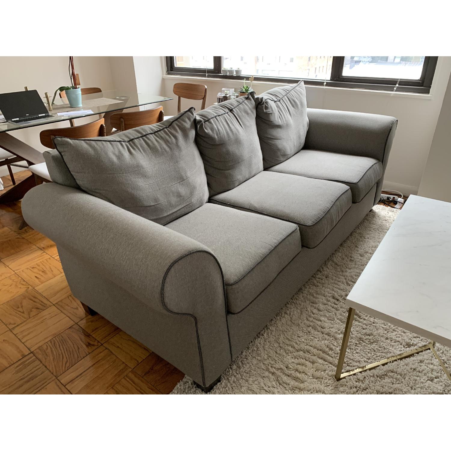 Bob's Ashton Grey Fabric Sofa - image-2