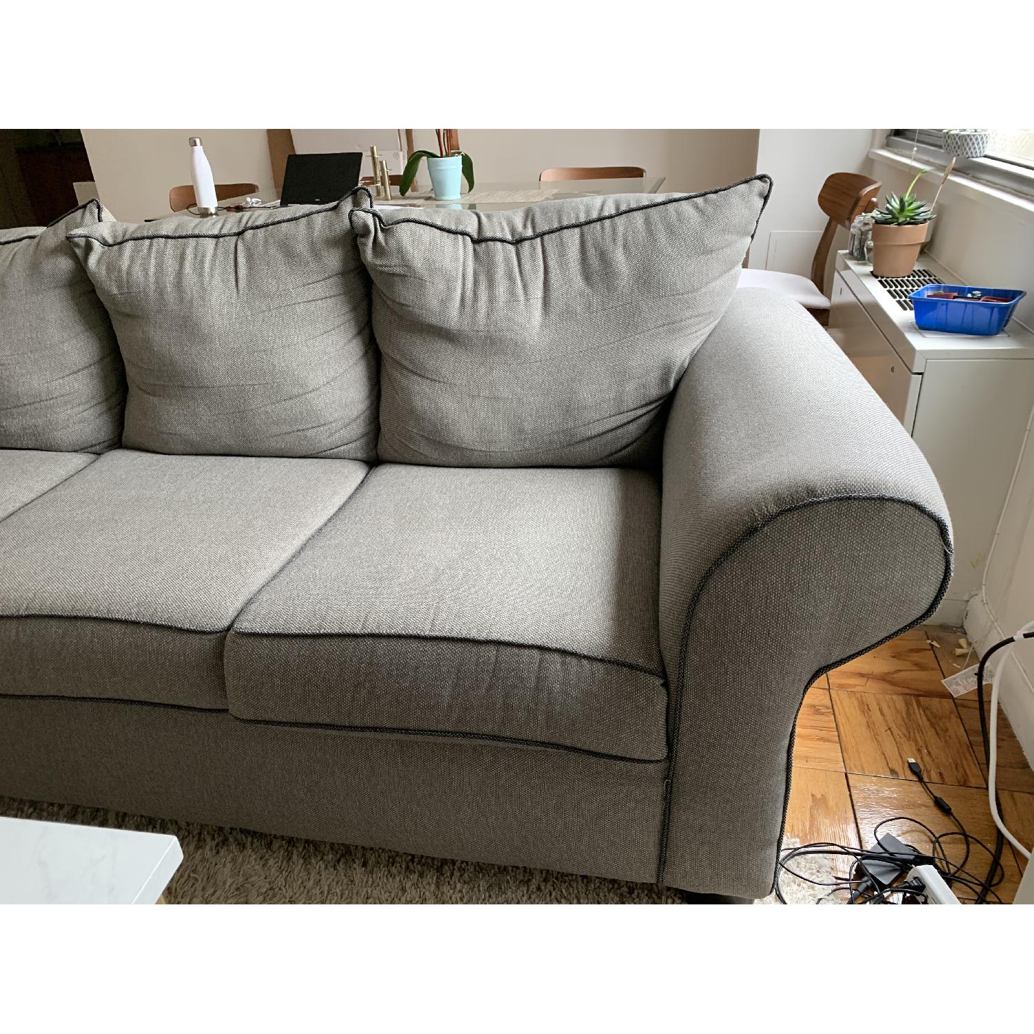 Bob's Ashton Grey Fabric Sofa - image-5