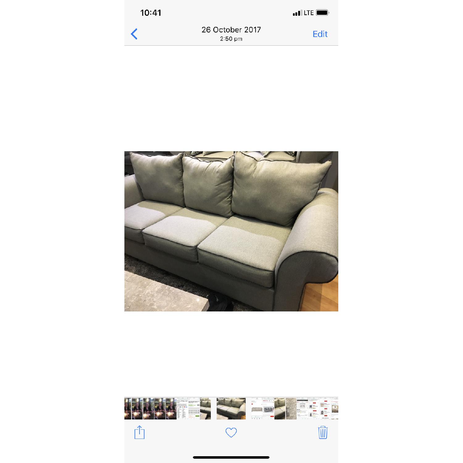 Bob's Ashton Grey Fabric Sofa - image-3