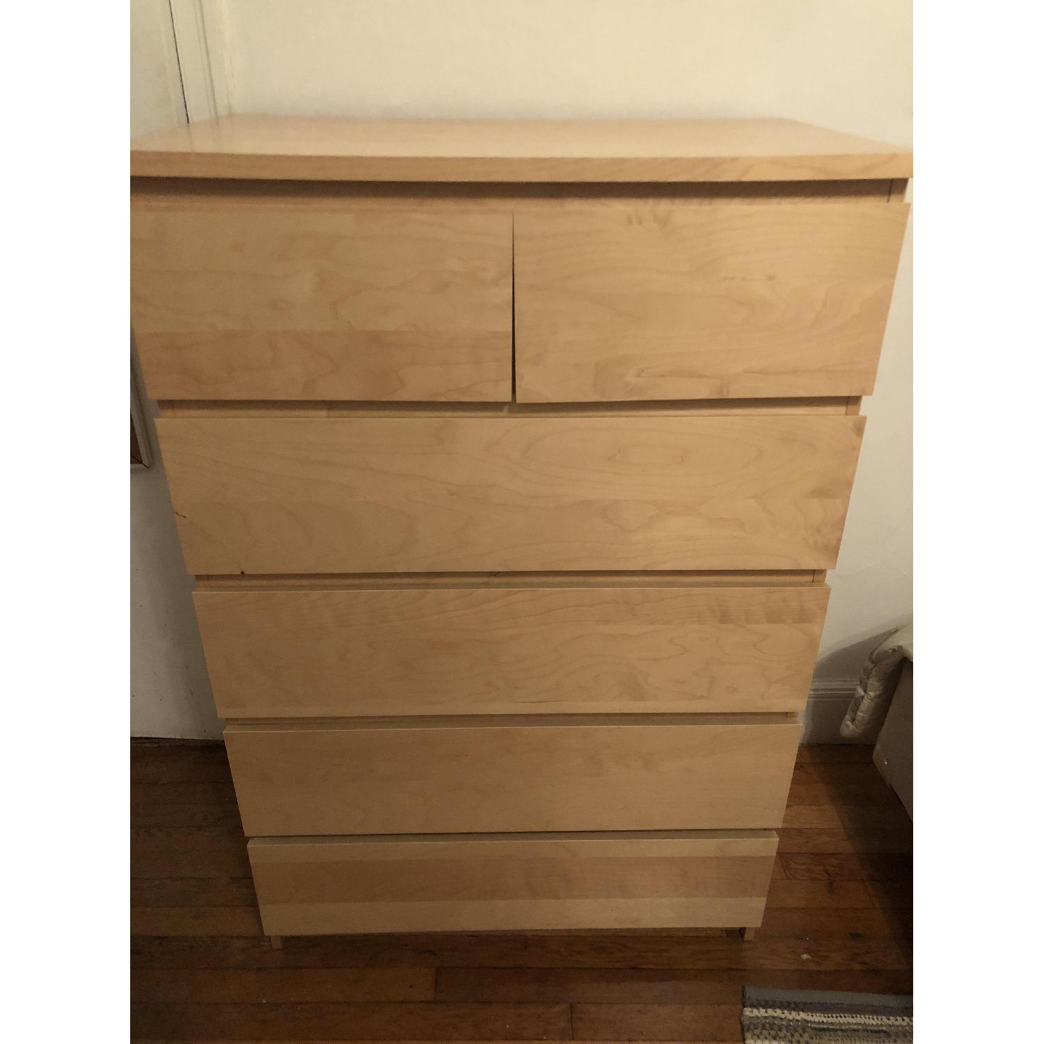 Ikea Malm 6-Drawer Dresser - image-1
