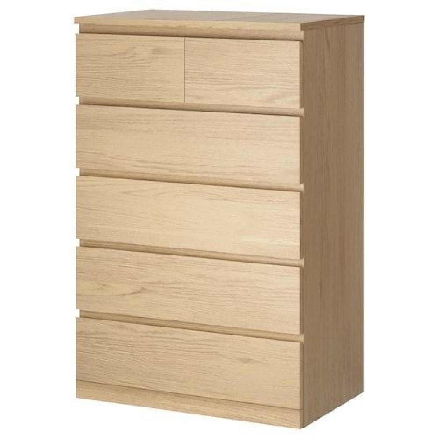 Ikea Malm 6-Drawer Dresser - image-0