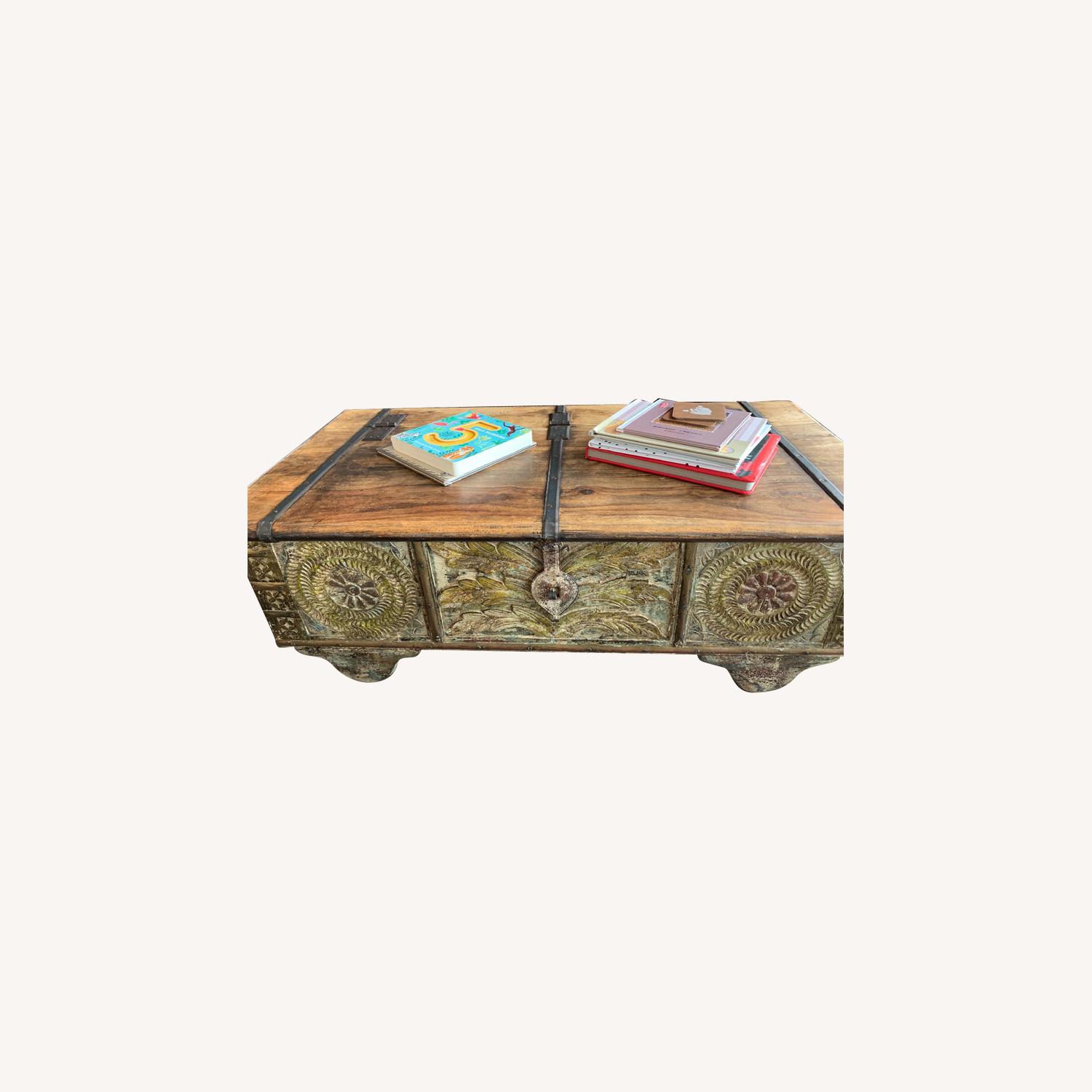 Antique Chest Coffee Table - image-0