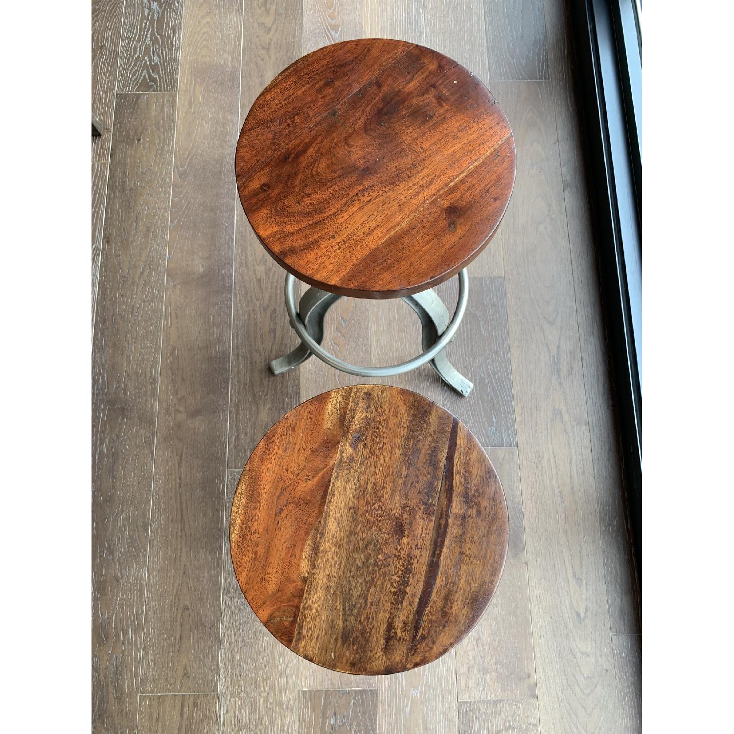 Adjustable Height Industrial Counter Stools - image-4