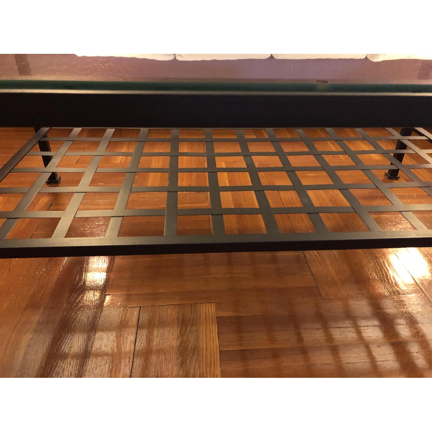 Ikea Glass Coffee Table + Matching Side Table - image-5