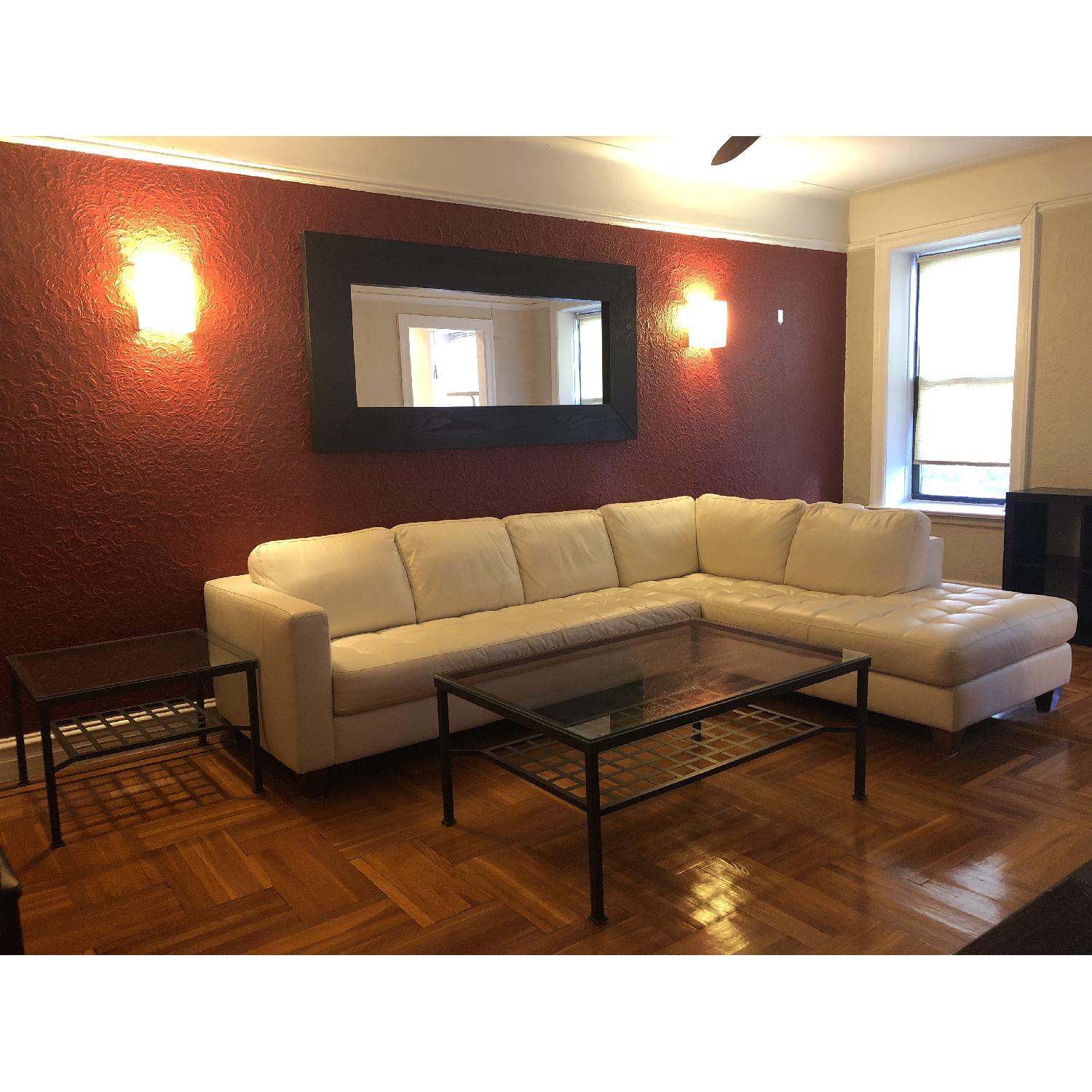 Ikea Glass Coffee Table + Matching Side Table - image-0