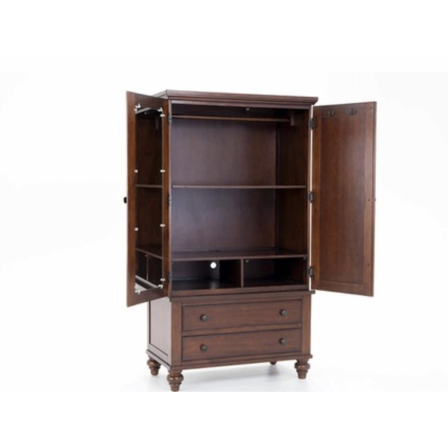 Bob's Cherry Wood Storage Armoire - image-2