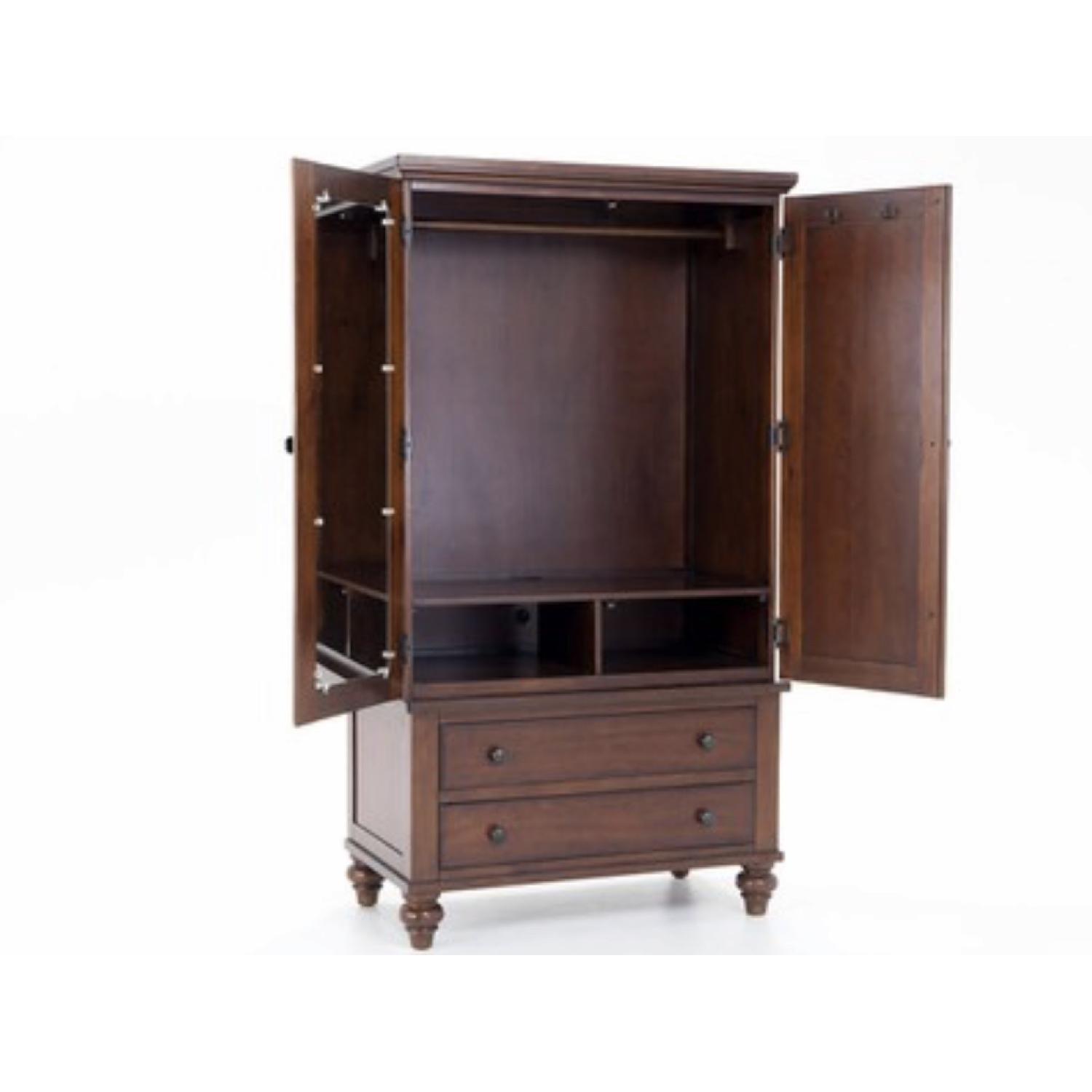 Bob's Cherry Wood Storage Armoire - image-3