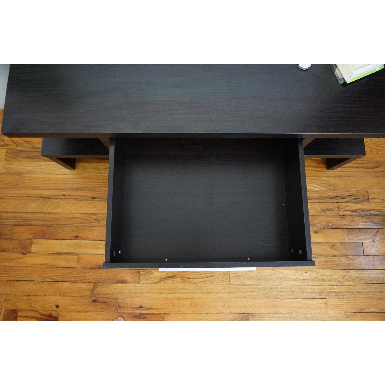 Espresso Coffee Table w/ Storage - image-2